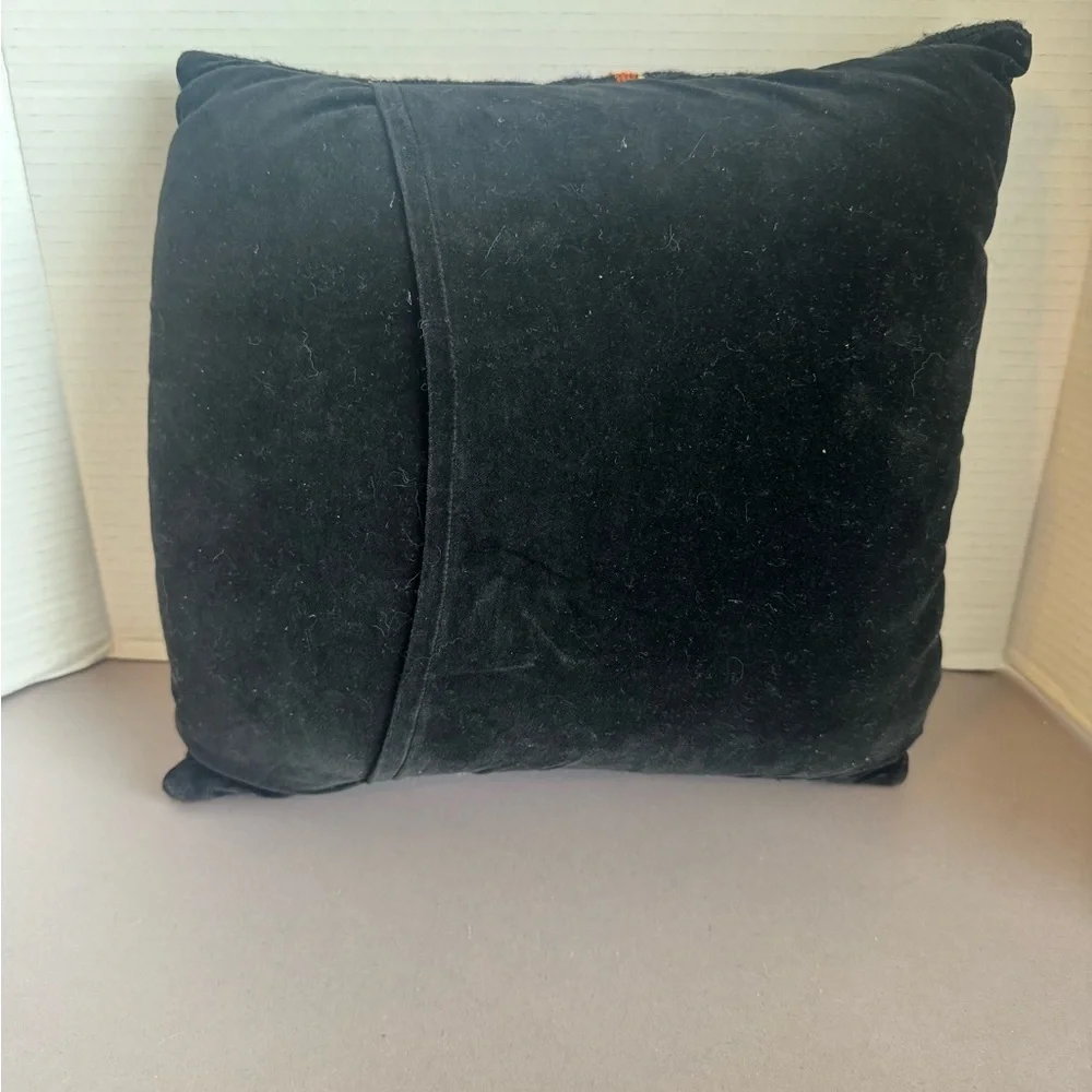 Floral Needlepoint Accent Pillow